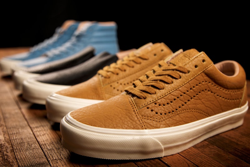 Proper Vault by Vans Tatanka Collection Horween Leather Slip on LX Old Skool LX Sk8 hi LX
