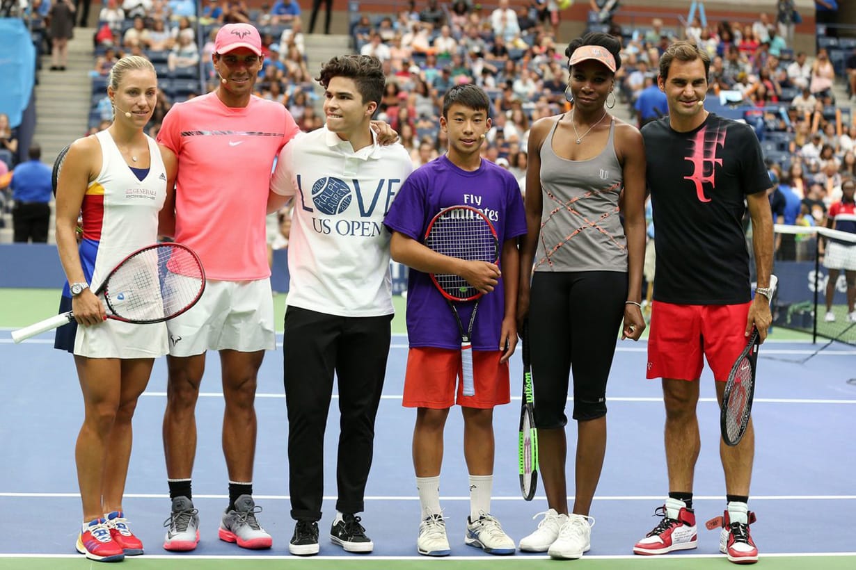 Federer Wears Virgil Abloh x Nike Air 
