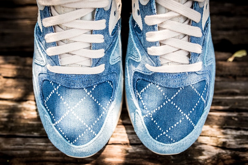 Saucony Grid 8500 MD Boro Pack Frayed Denim Argyle Denim
