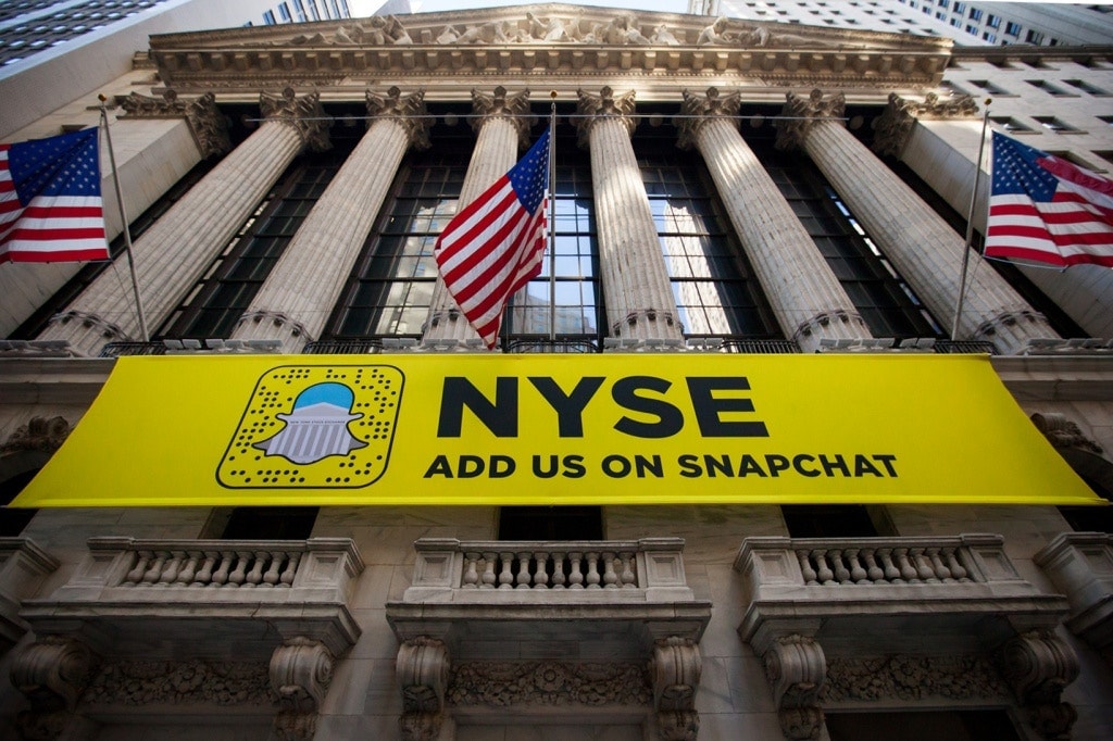 Snap Stock Prices Fall After Snpachat Announces Heavy Losses