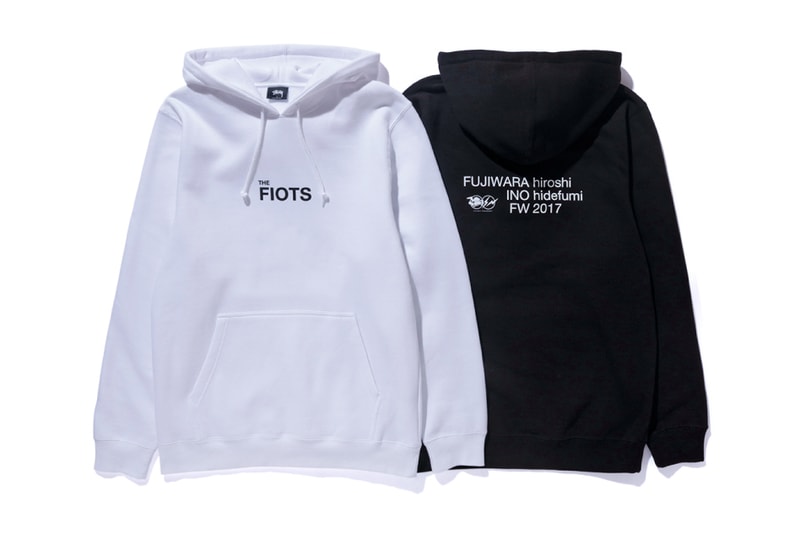 Hiroshi Fujiwara Ino Hidefumi 2017 Fall Tour Japan Stussy Sponsor T Shirt Tee Hoodie Black White