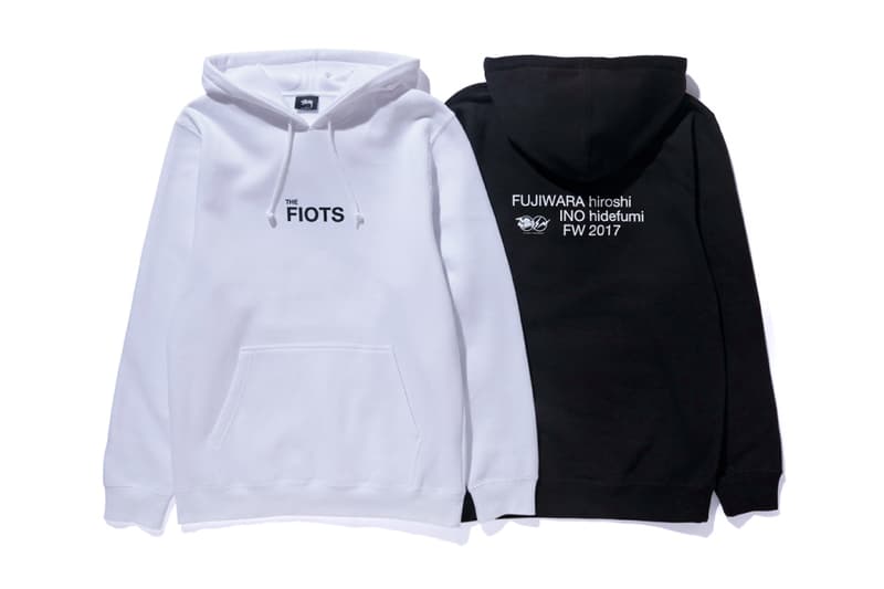 Hiroshi Fujiwara Ino Hidefumi 2017 Fall Tour Japan Stussy Sponsor T Shirt Tee Hoodie Black White