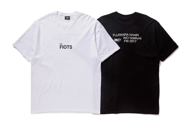 Hiroshi Fujiwara Ino Hidefumi 2017 Fall Tour Japan Stussy Sponsor T Shirt Tee Hoodie Black White