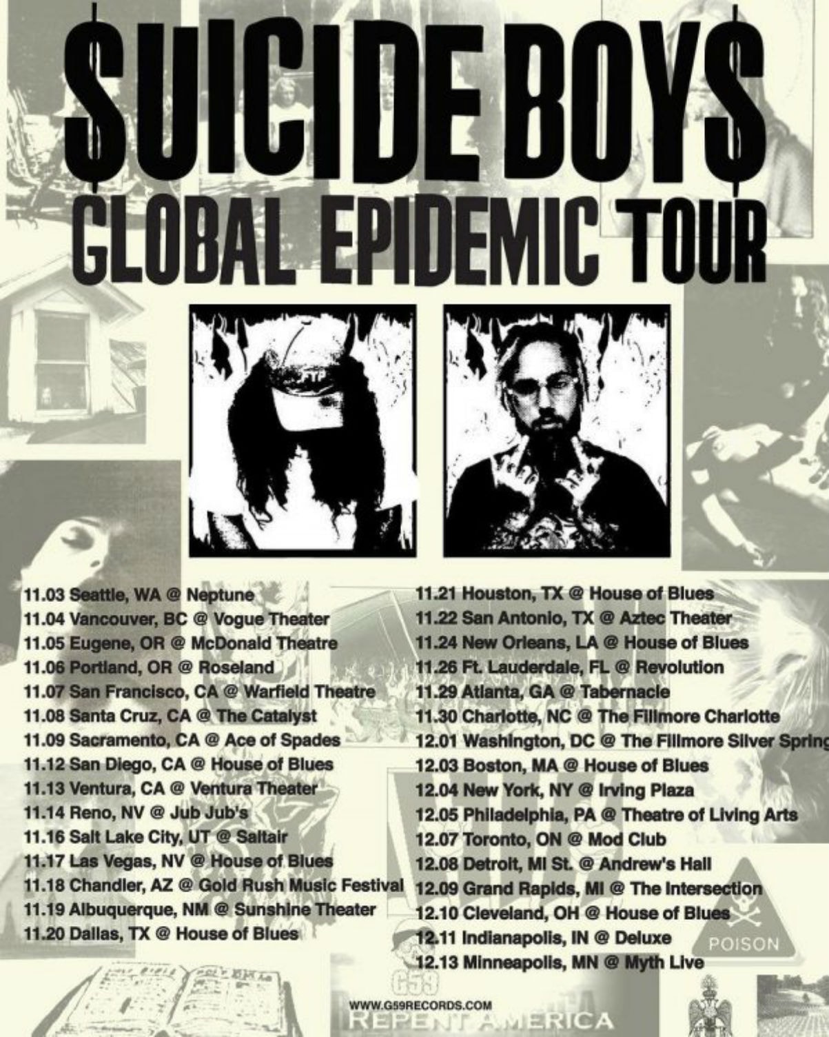 $UICIDEBOY$ Tour 2017 Music Video 2nd Hand Video