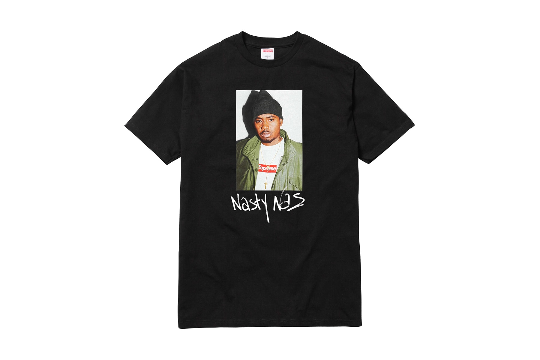 Supreme x Nas Black T-Shirt