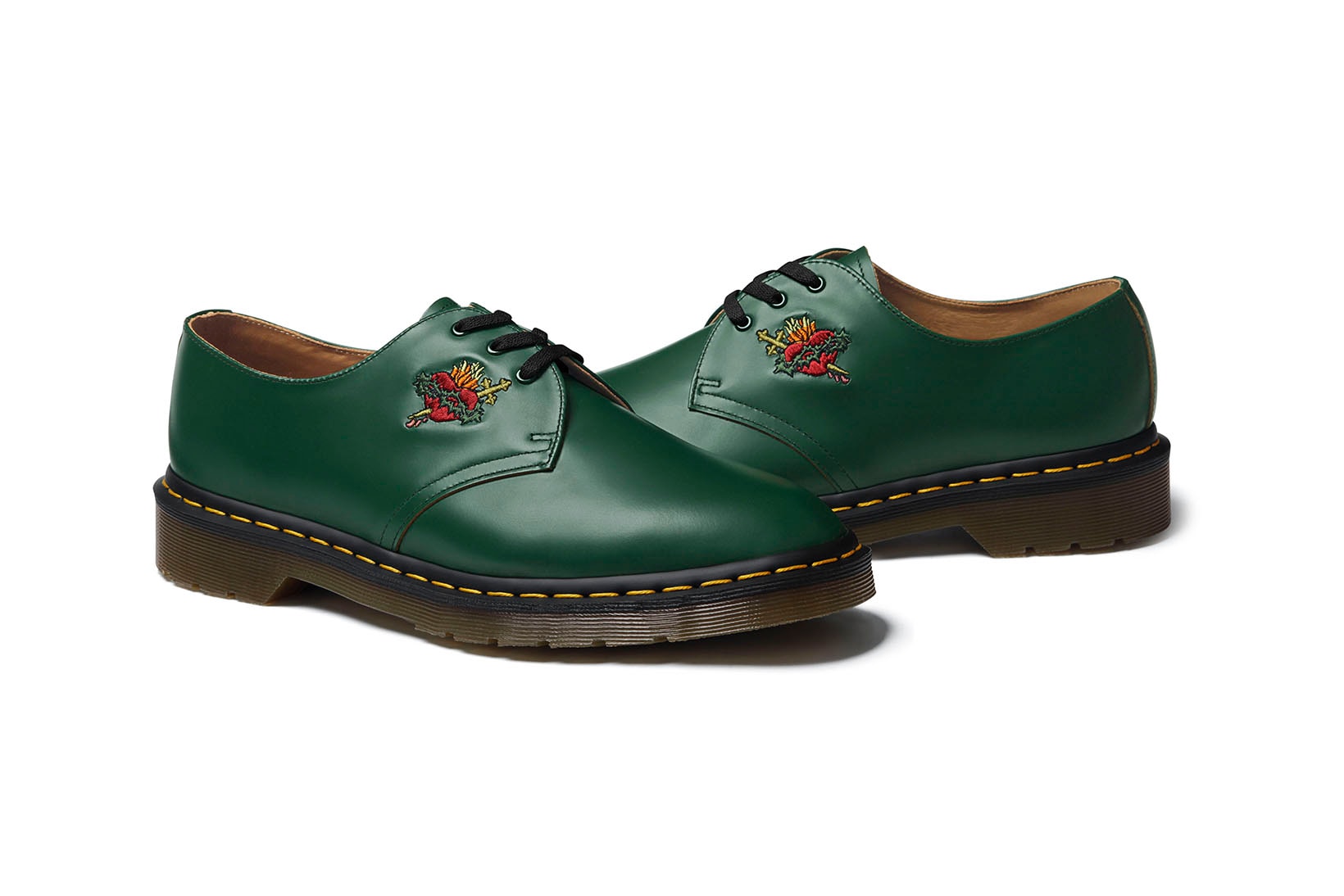 Supreme Dr. Martens Sacred Heart 2017 Fall/Winter Collection Black Green Oxblood
