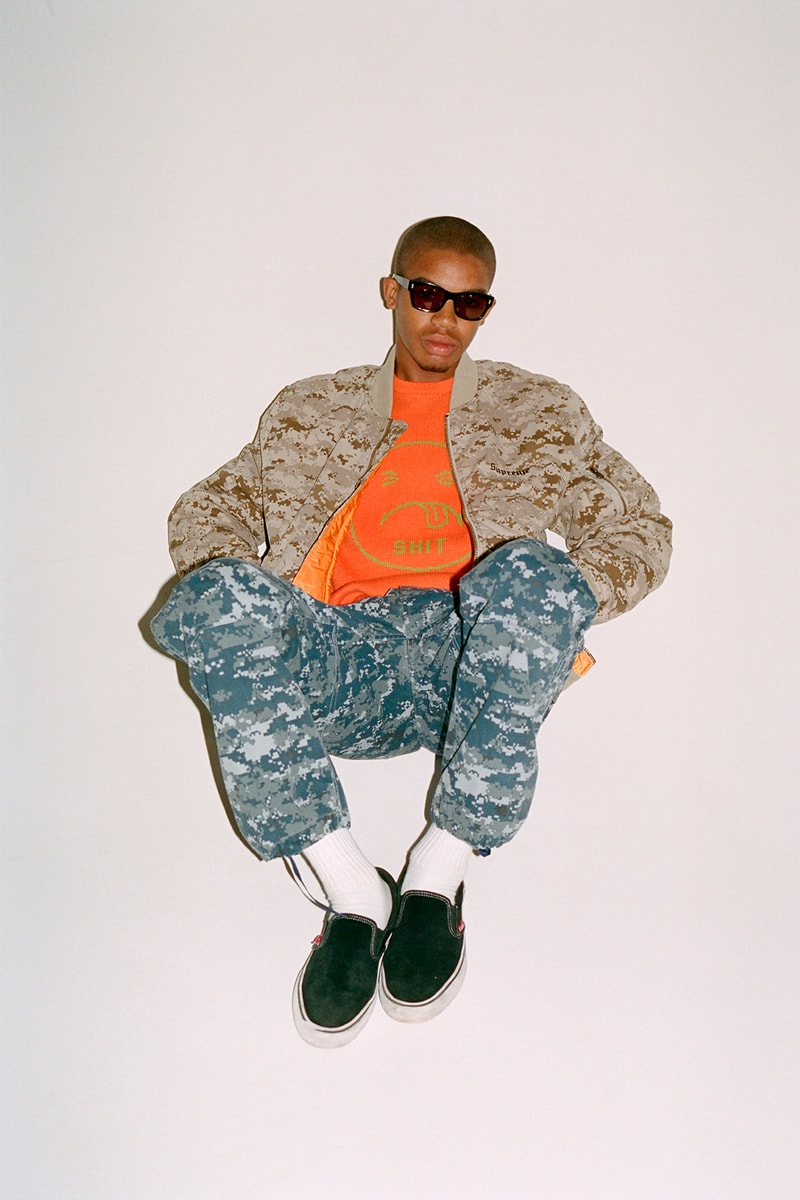 Supreme Fall Winter 2017 Outerwear Jackets Editorial them magazine lookbook photoshoot Ari Marcopoulos Javaris Williams