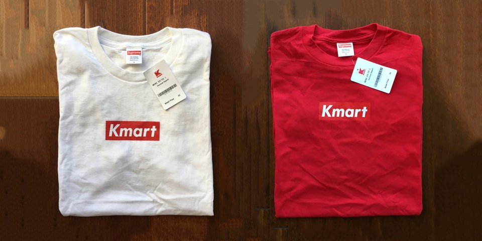 Supreme Blanks Used For Kmart Box Logo Tees Hypebeast