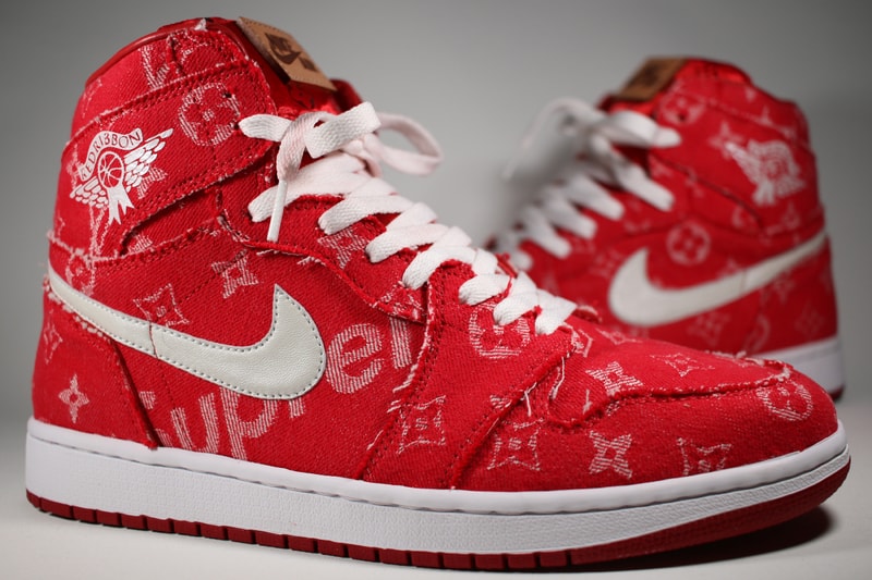 Supreme x Louis Vuitton Air Jordan 1 Custom