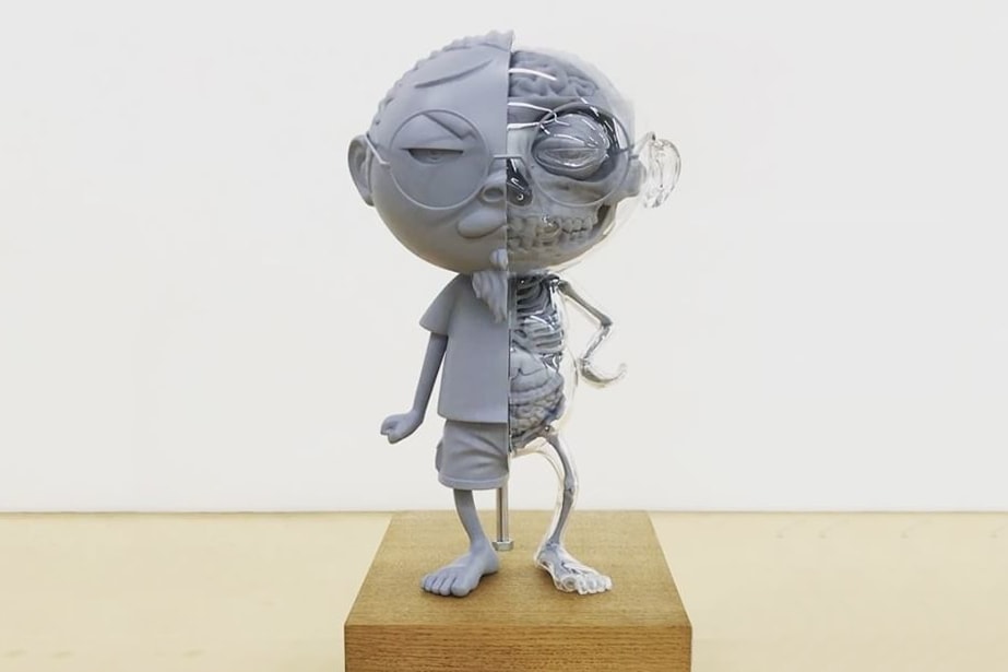 Takashi Murakami Self-Portrait Sculpture Tetsuya Tomonai Flayed Vinyl Toy Collectible Figure