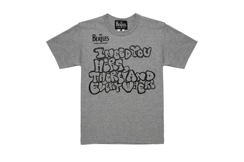 The Beatles COMME des GARCONS CDG PLAY Dover Street Market DSM