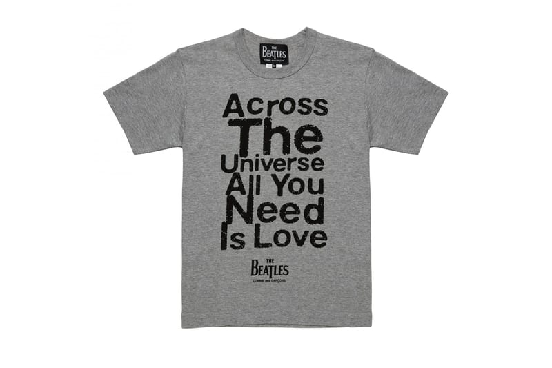 comme des garcons beatles t shirt