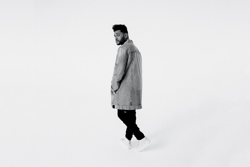 the weeknd puma parallel sneaker shoe collection clothing apparel fashion style footwear news photoshoot streetwear jeans tees t-shirt denim jacket