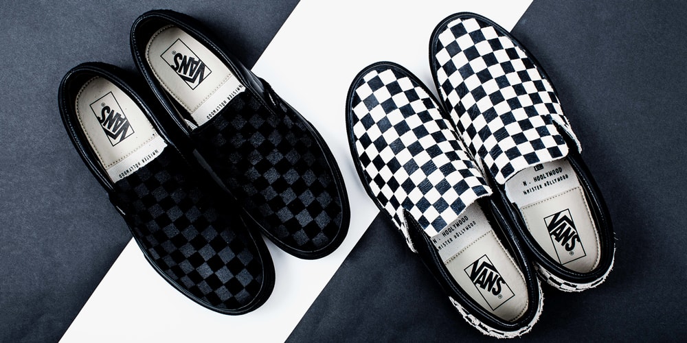 N.HOOLYWOOD x Vans Checkerboard Slip-On | Hypebeast