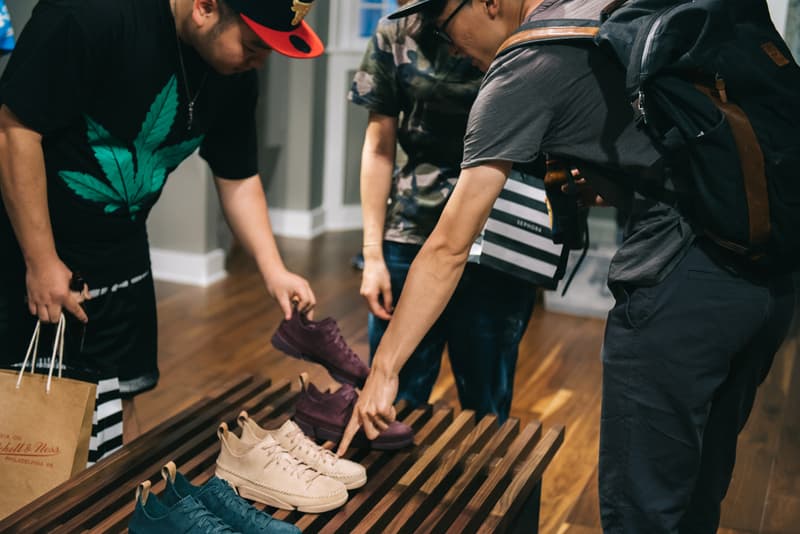 UBIQ x Clarks Originals Pop-Up in Philadelphia Trigenic Evo launch party