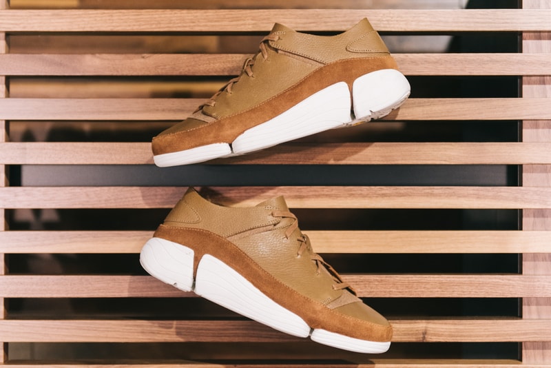 UBIQ x Clarks Originals Pop-Up in Philadelphia Trigenic Evo cola leather sneaker