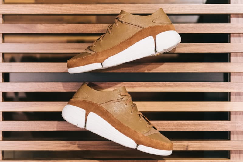 UBIQ x Clarks Originals Pop-Up in Philadelphia Trigenic Evo cola leather sneaker