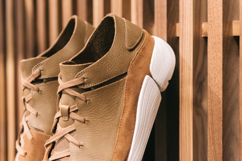 UBIQ x Clarks Originals Pop-Up in Philadelphia Trigenic Evo cola leather sneaker