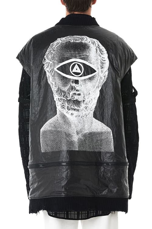 UNDERCOVER  TARP BOMBER Vest WAISTCOAT