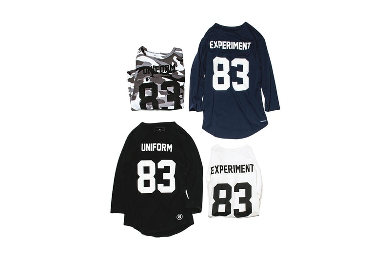uniform experiment 2017 Fall Winter Release Drop Date Info Camo Plaid Hoodies Sweatshirts Sweatpants Jackets Bombers Varsity Stars Black Blue