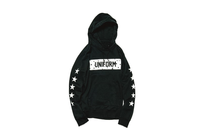 uniform experiment 2017 Fall Winter Release Drop Date Info Camo Plaid Hoodies Sweatshirts Sweatpants Jackets Bombers Varsity Stars Black Blue