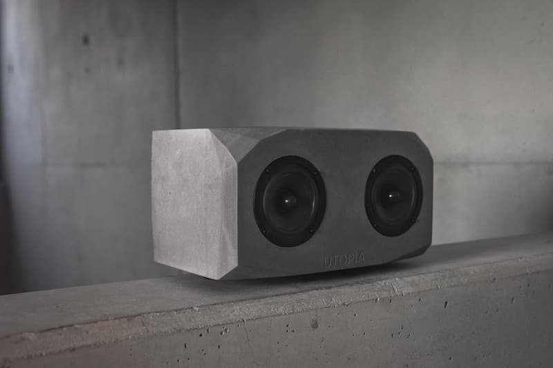 Utopia High-End Titan Brutalist Concrete Speaker