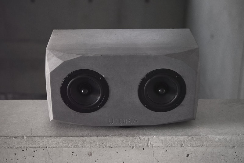 Utopia High-End Titan Brutalist Concrete Speaker
