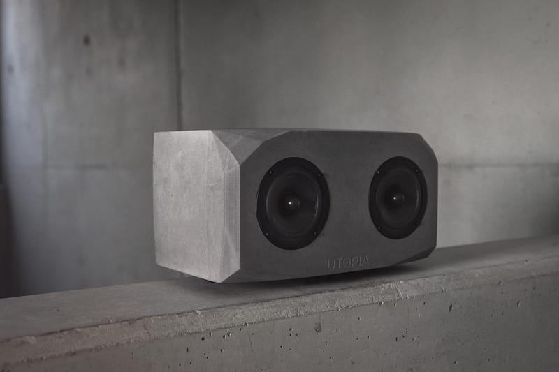 Uptopia's Titan Concrete Speaker Blends Brutalist Aesthetics and High-End Specs