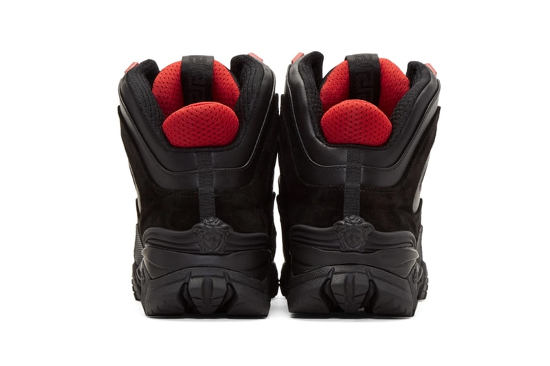 Versace Greek Key Formal High Top Sneaker