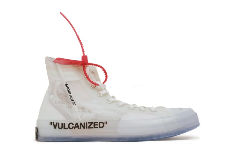Virgil Abloh Customized Converse Chuck Taylor All Star Pictures Pics Nike Off Campus White