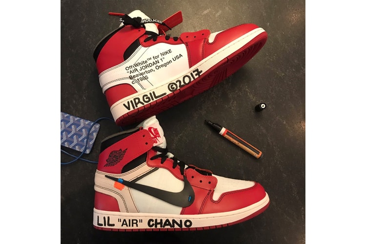 Virgil Abloh Gifts a Pair of Customized Air Jordan 1s to Chance the Rapper