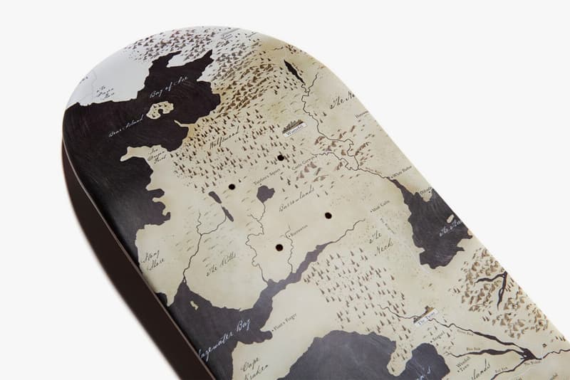 V/SUAL Rep the Realm Skate Deck Westeros Map Game of Thrones