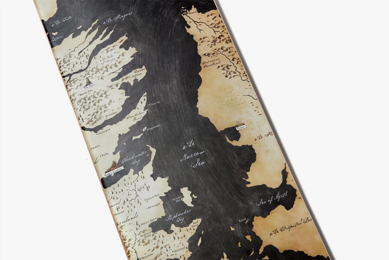 V/SUAL Rep the Realm Skate Deck Westeros Map Game of Thrones