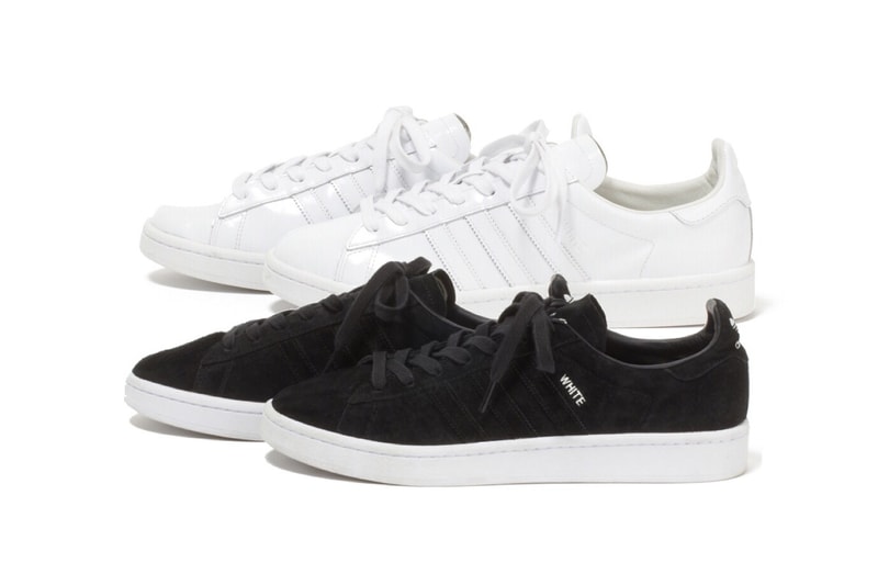 White Mountaineering adidas Originals 2017 Summer Campus 80s White Black Sneakers Shoes Footwear August 3 Release Date Info