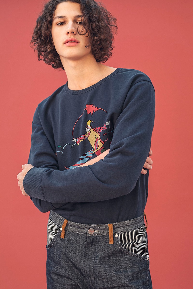 Peter Max Wrangler Jeans Autumn/Winter Collection Flower Power Peace Sign Woodstock Psychedelic Art