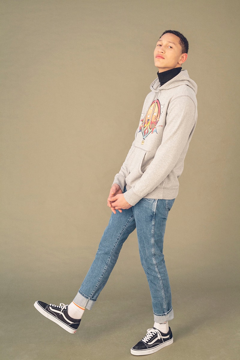 Peter Max Wrangler Jeans Autumn/Winter Collection Flower Power Peace Sign Woodstock Psychedelic Art