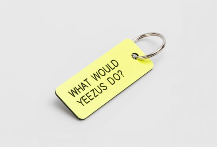 Ask Yeezus With This Line of Colorful Keychains
