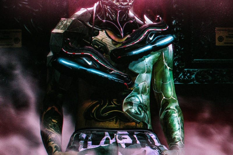 The UNDEFEATED x Nike Air Max 97 Gets a Cyberpunk-Inspired Editorial