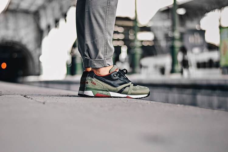 Diadora's Newest N.9000 Colorway Keeps It Lichen Green