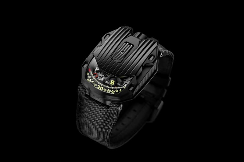 Urwerk UR 105 CT Streamliner Watches Accessories 20th Anniversary Limited Edition Titanium Black PVD