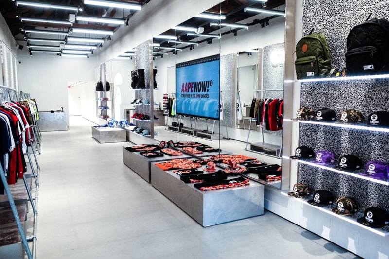 First Look: Inside AAPE by A Bathing Ape's flagship LA store