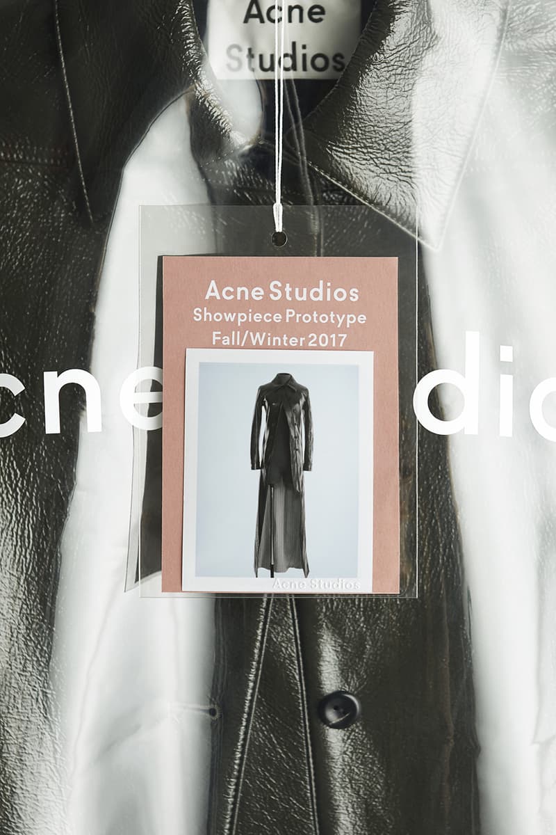 Acne Studios Showpiece Prototype Exclusive Limited Range Leather Jacket