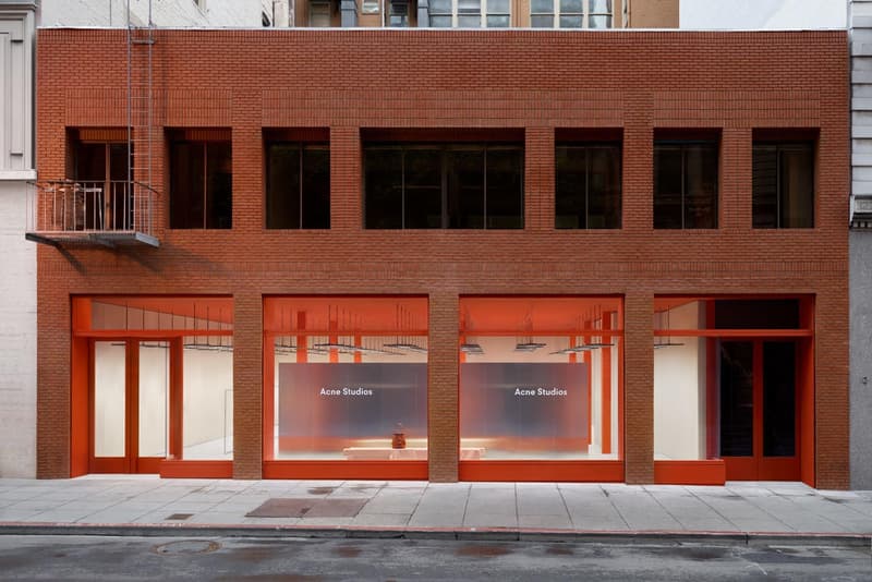 Acne Studios San Francisco California Golden Gate Bridge Retail Fashion Clothing Store