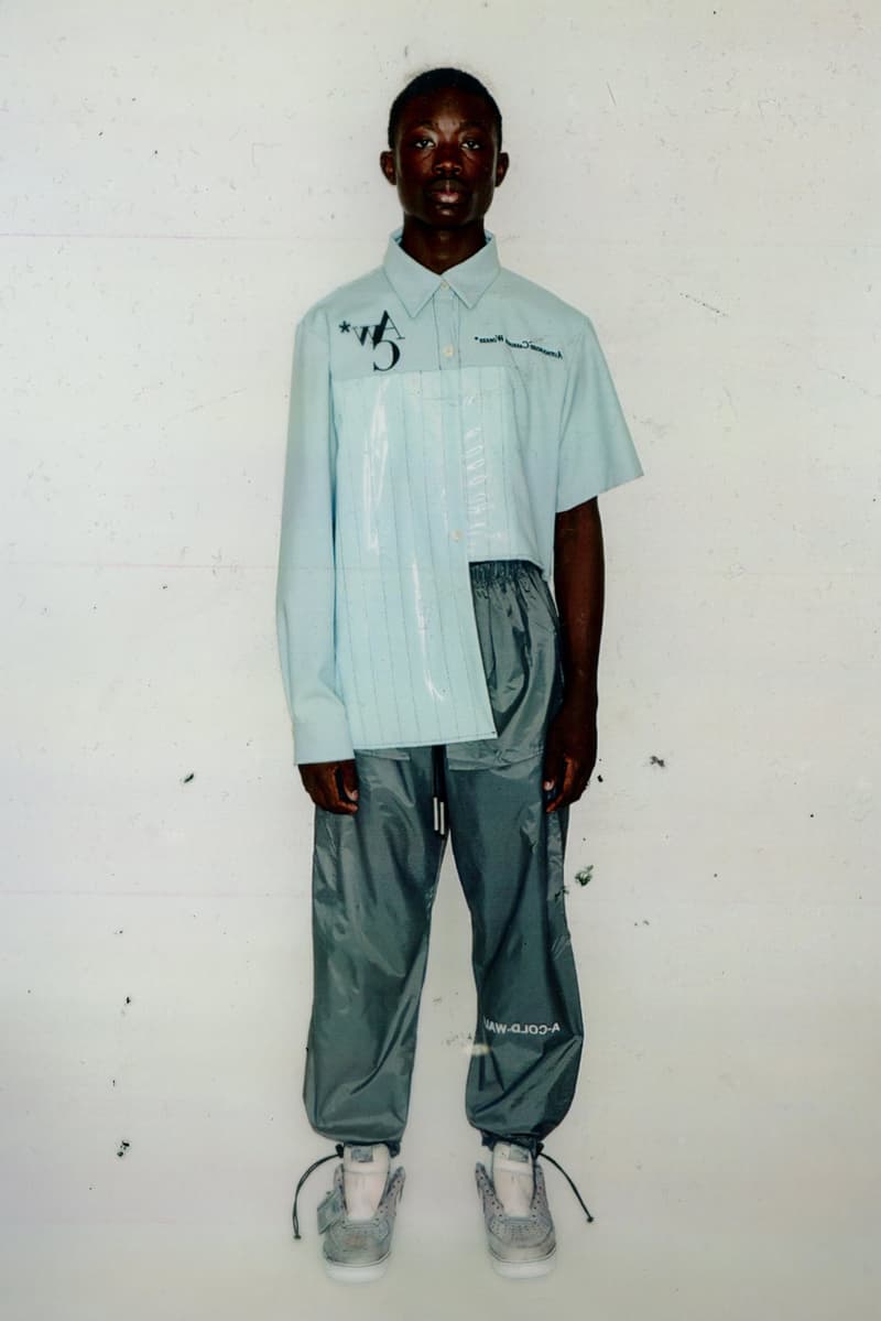 A COLD WALL Samuel Ross Spring Summer 2018 Lookbook Tops Bottoms Jackets Vests Pants Shirts Tees