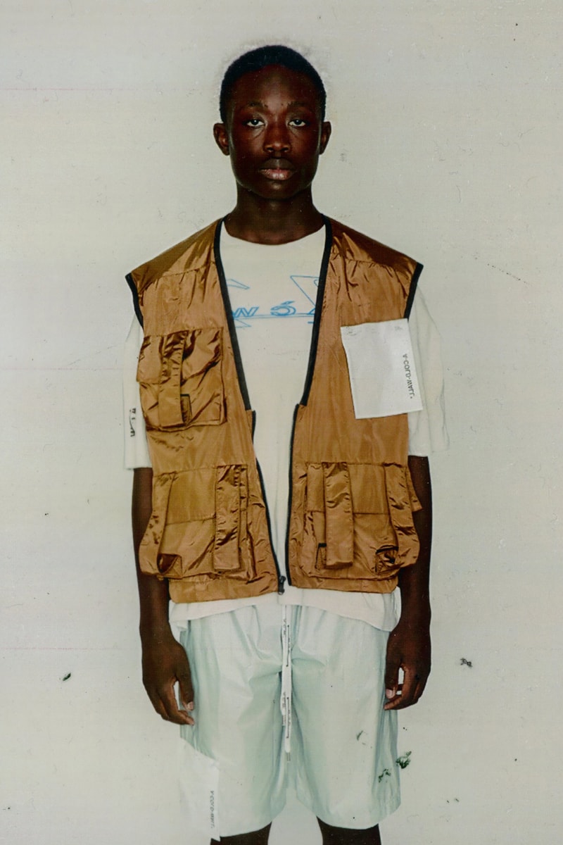 A COLD WALL Samuel Ross Spring Summer 2018 Lookbook Tops Bottoms Jackets Vests Pants Shirts Tees