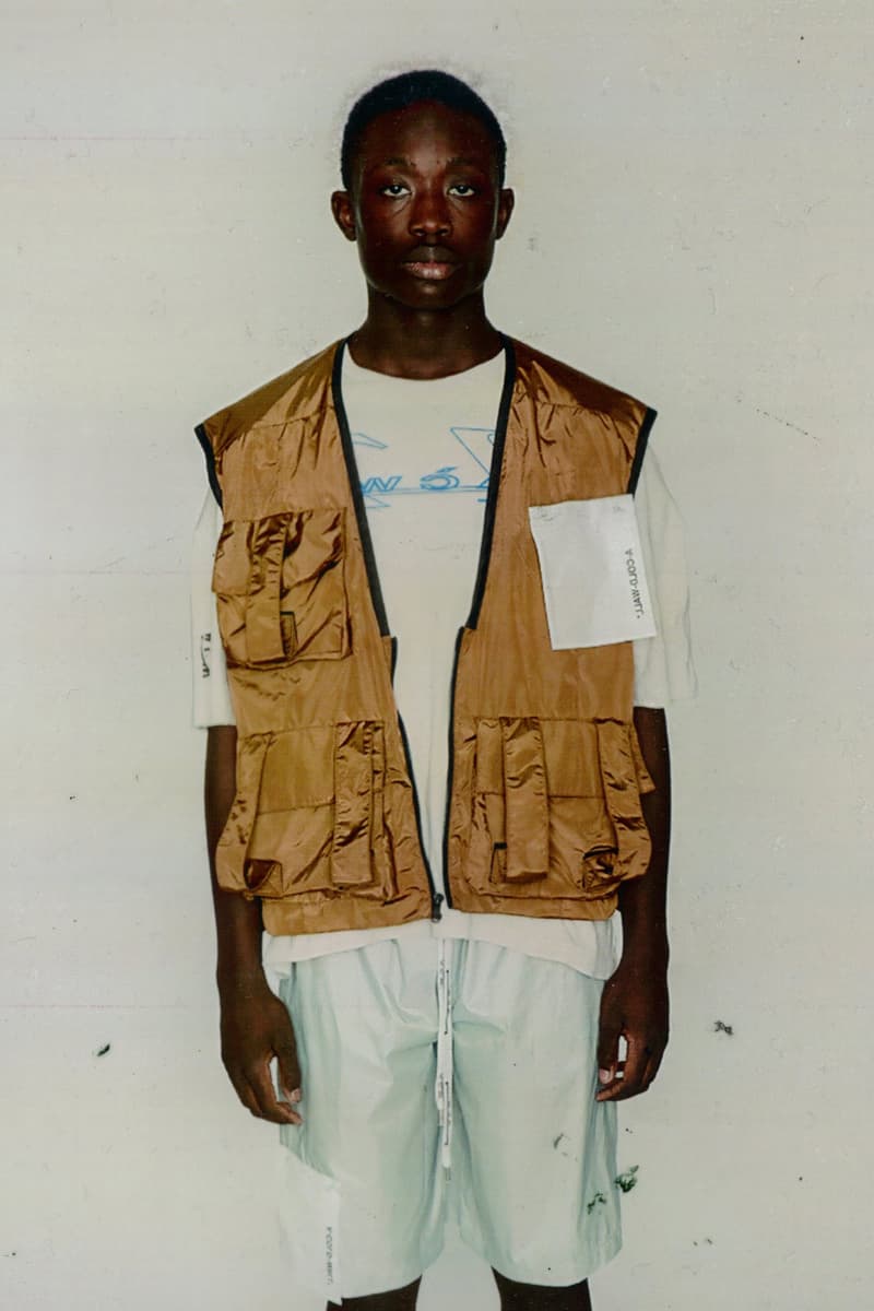 A COLD WALL Samuel Ross Spring Summer 2018 Lookbook Tops Bottoms Jackets Vests Pants Shirts Tees