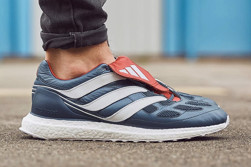 adidas Predator Precision UltraBOOST Ultra BOOST Blue Grey White Collegiate Red 2017 September 9 Release Date Info Sneakers Shoes Footwear Soccer Football Cleats