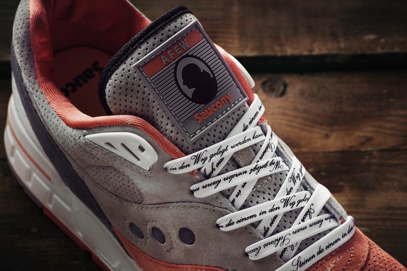 Afew Saucony Shadow Master 5000 footwear pink grey premium pigskin suede release date info drop October 14
