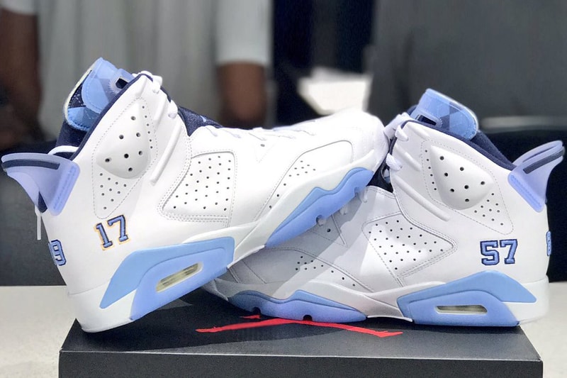 Jordan Brand Air Jordan 6 PE Player Exclusive University of North Carolina