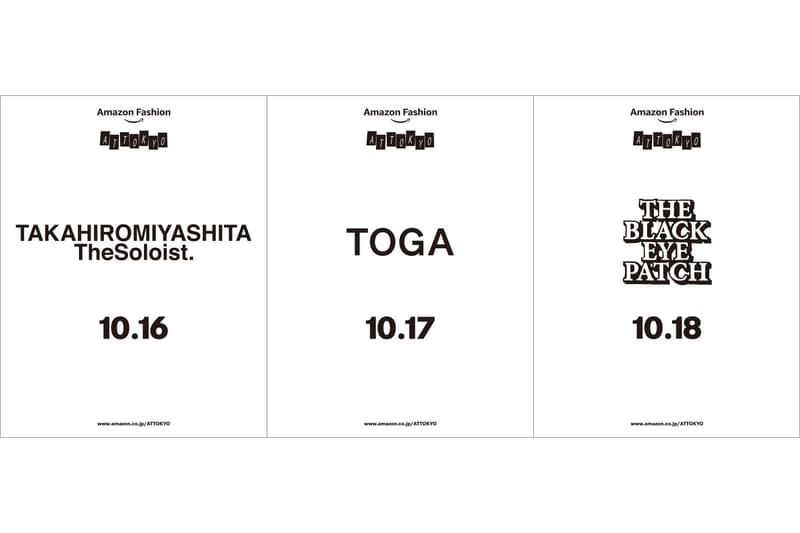 Amazon Tokyo Fashion Week sacai UNDERCOVER TAKAHIROMIYASHITA The Soloist.
